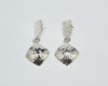 Mildly textured Sterling Silver Earrings