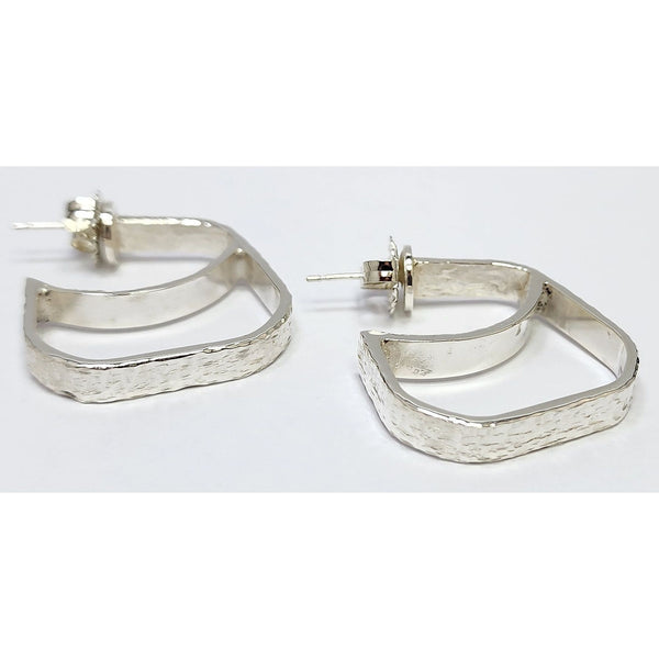 "Faintly Apparent" Sterling Silver earrings