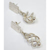 "Swirled Sterling" Earrings