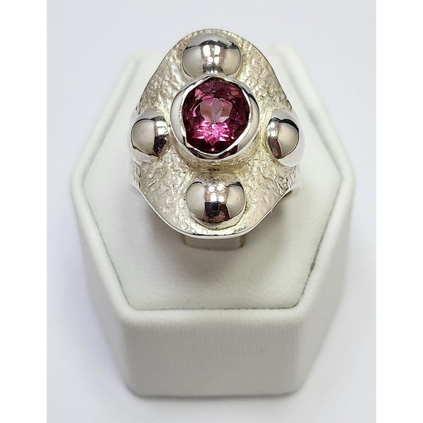 Pink Topaz Ring