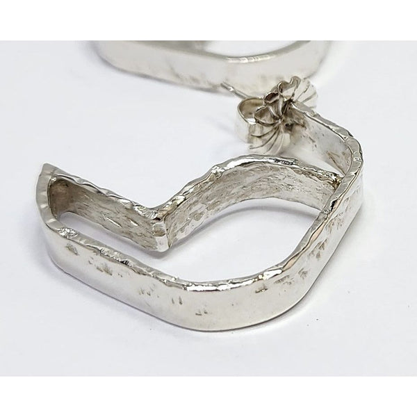 "Step down" Sterling Silver Earrings