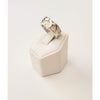 High polish with mildly textured Sterling Silver Ring