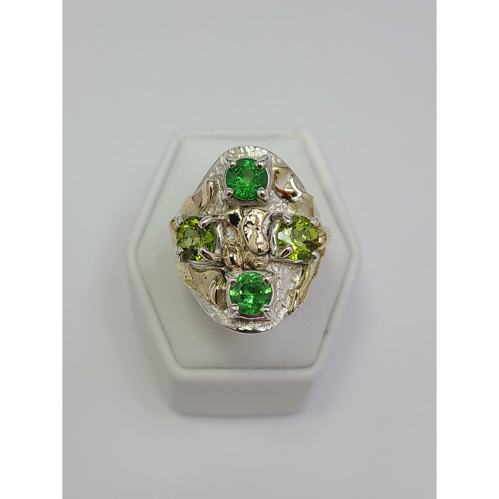 Tsavorite Garnet Ring