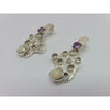 Opal Amethyst Earrings