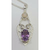 Arrowhead Amethyst Pendant