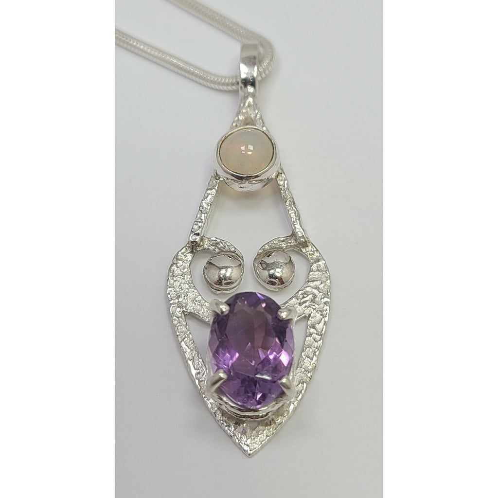 Arrowhead Amethyst Pendant