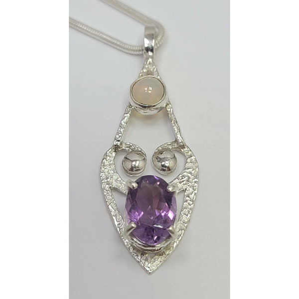 Arrowhead Amethyst Pendant