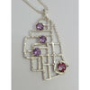 "Amethyst Maze" Pendant