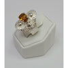 Oval Coffee Citrine Ring