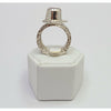 Pink Topaz with high polish band Ring