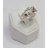 Pink Topaz wide to thin high polish Ring