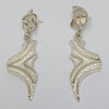 "Broken" Sterling Silver Earrings