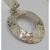 Stamped textured Sterling Silver Earrings