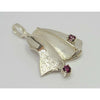 Winged Pink Topaz Pendant