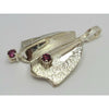 Winged Pink Topaz Pendant