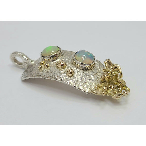 Dual Opal Pendant
