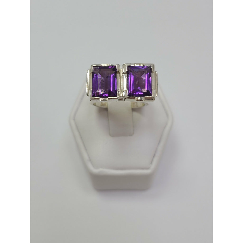 Dual Amethyst Ring