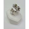 Dual Peridot and Pink Topaz Ring