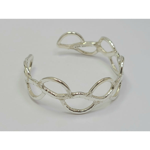 Textured Sterling Silver Bracelet