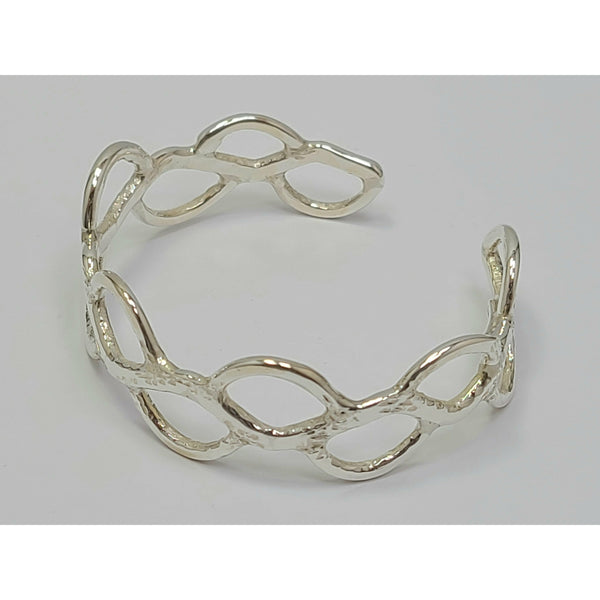 Textured Sterling Silver Bracelet