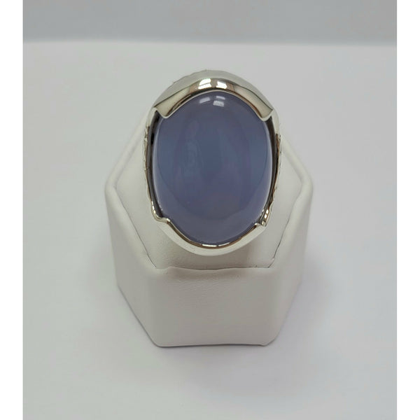 Blue Chalcedony Ring