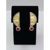 Dripped Ruby Earrings