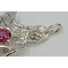 "Pink Topaz Wings" Pendant