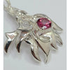 "Pink Topaz Wings" Pendant