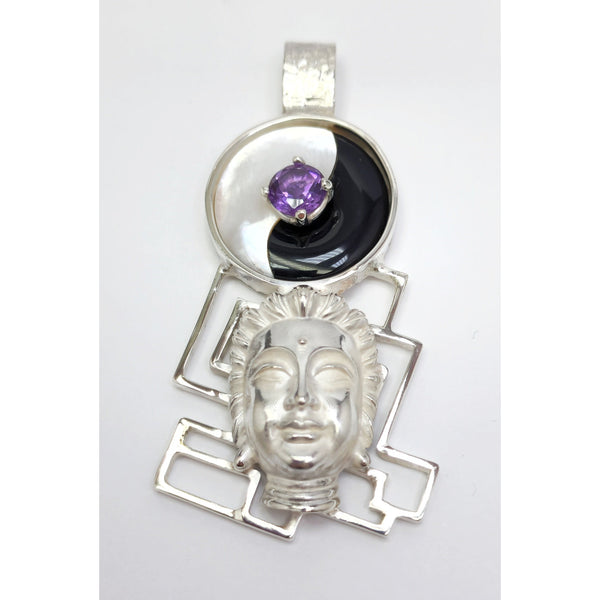 "Amethyst Yin and Yang" Pendant