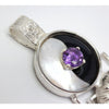 "Amethyst Yin and Yang" Pendant