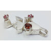 "Solid Garnet" Pendant