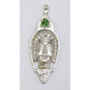 "Tsavorite Buddha" Pendant