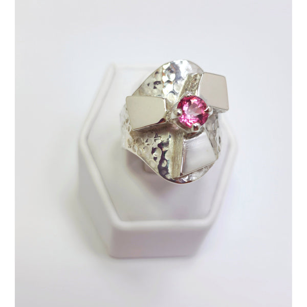 Pink Topaz Ring