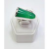 Chrysoprase Dual Banded Ring