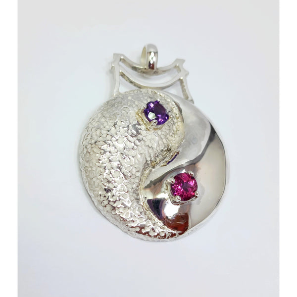 "Yin and Yang Silver" Pendant