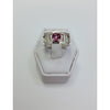 "Opened Pink Topaz" Ring