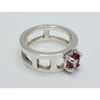 "Opened Pink Topaz" Ring
