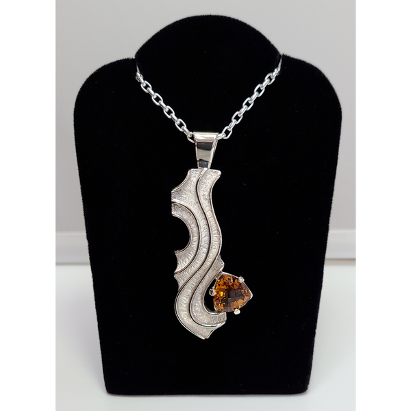 Orange Citrine Pendant