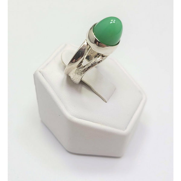 High Chrysoprase Ring