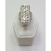 High Polish swirled with round ball Ring