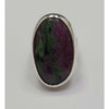 Oval Ruby Zoisite Ring