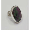Oval Ruby Zoisite Ring
