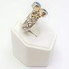 Blue Topaz and Gold Ring