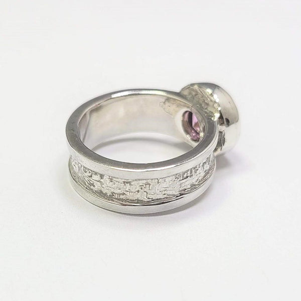 Delicate Pink Topaz Ring