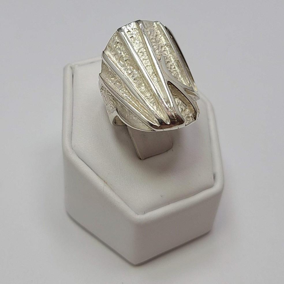 Sterling Silver Shield Ring