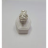 High polish triangle Ring