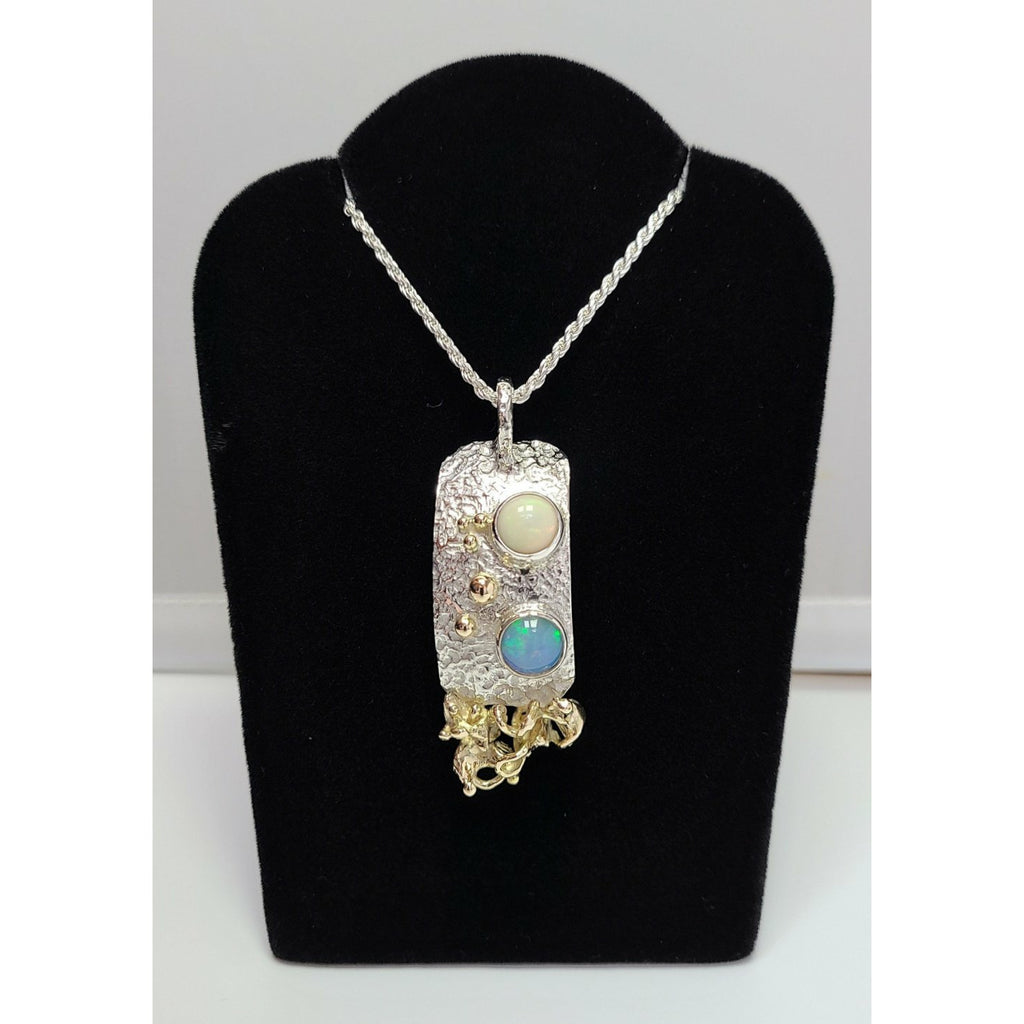 Dual Opal Pendant