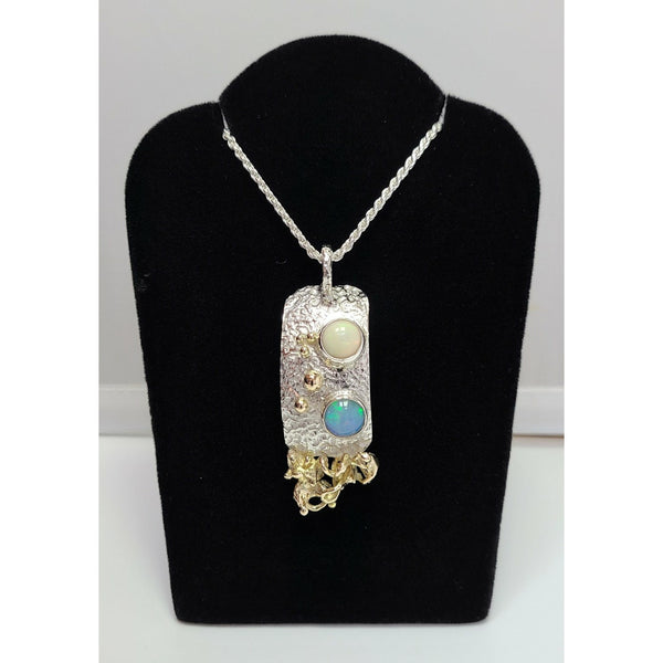 Dual Opal Pendant