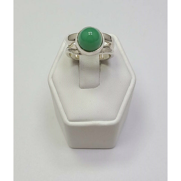 High Chrysoprase Ring